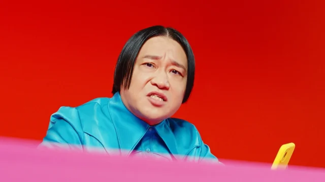 モンストCMで不満そうな表情を見せる永野さん
