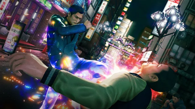 『龍が如く３外伝 Dark Ties』のキャラクターによる激しいバトルアクションシーン