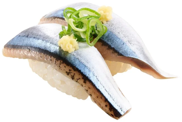 秋の味覚「北海道産さんま」の握り寿司