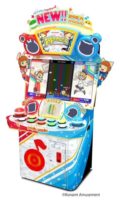 新筐体「pop'n music」の全体像