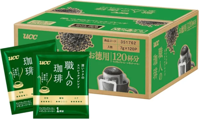 UCC 職人の珈琲 ドリップコーヒー 深いコクのスペシャルブレンド 120杯