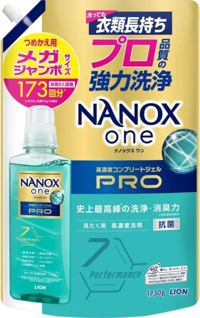 NANOX one PRO つめかえ用メガジャンボ 1730gのパッケージ
