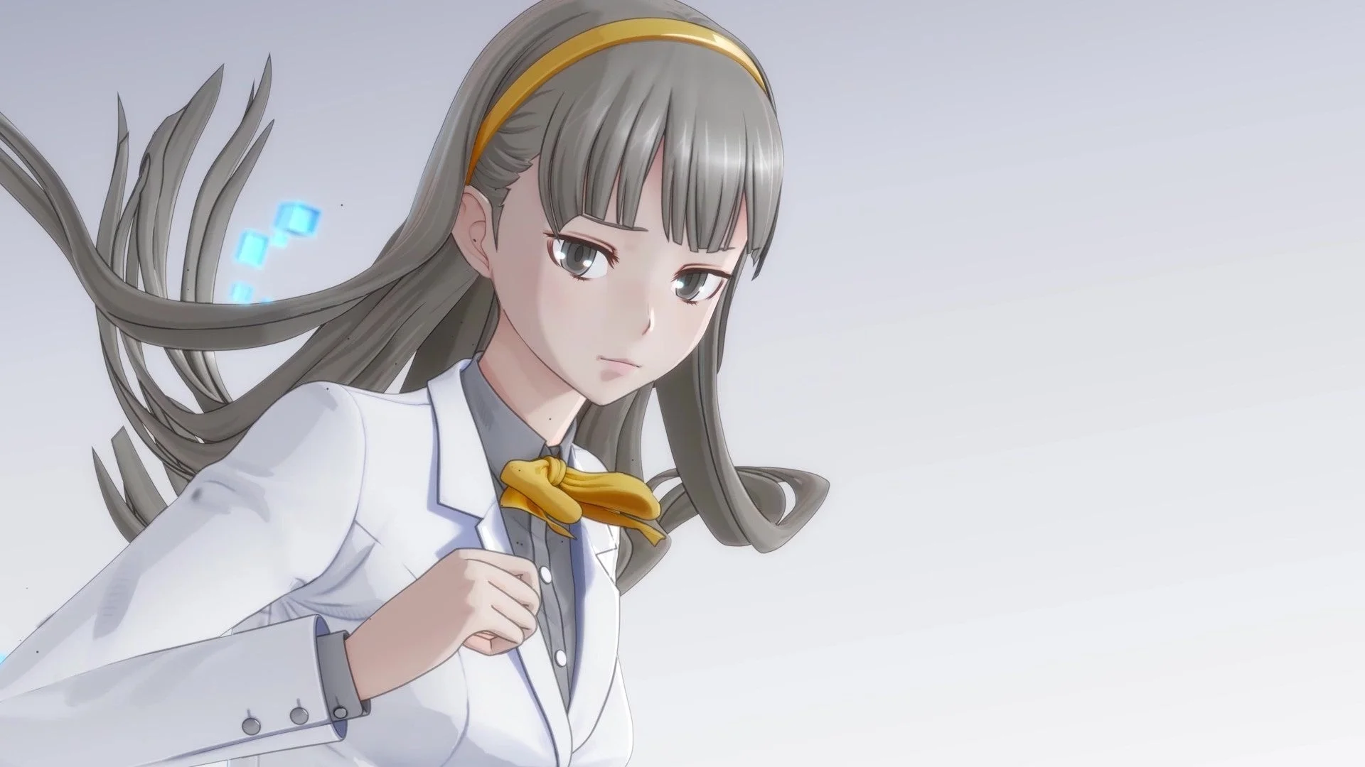 『デジモンストーリー タイムストレンジャー』に登場する女性キャラクターのクローズアップ