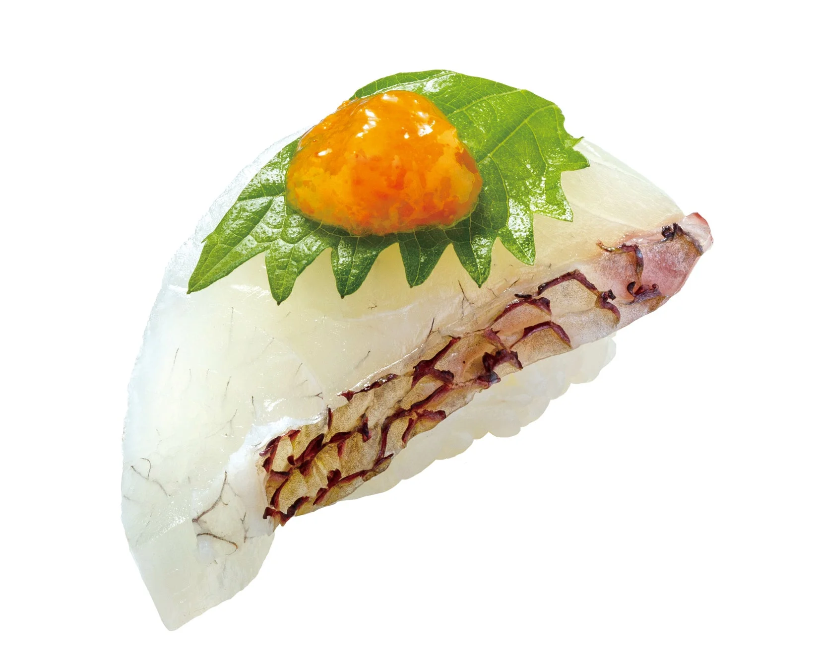 はま寿司「活〆まだい ～うにの特製ジュレのせ～」