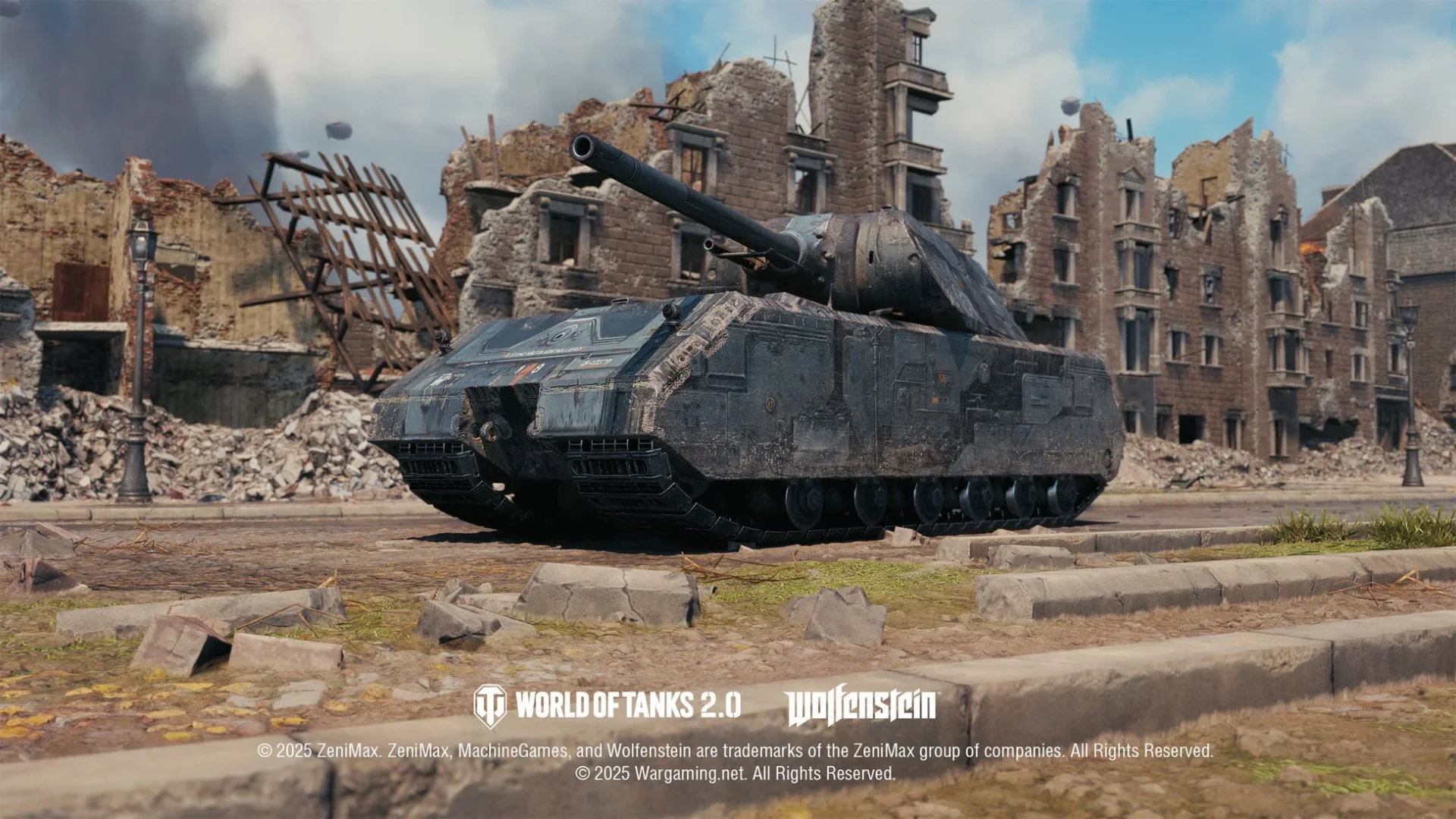 ドイツTier VIII初の2連装砲搭載重戦車「Zwilling」の全体像