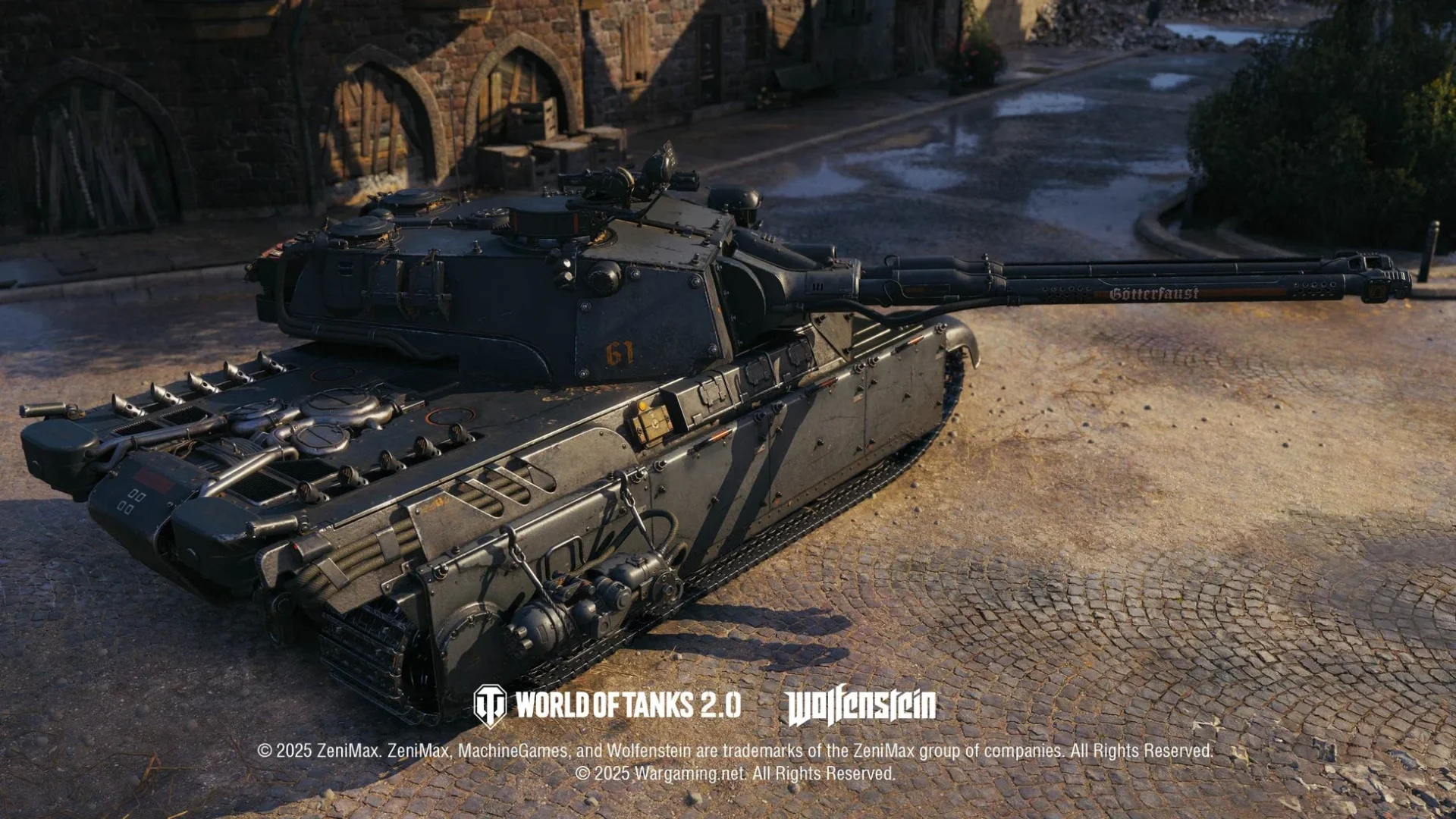「Götterfaust」3Dスタイルで装飾された重戦車「Zwilling」