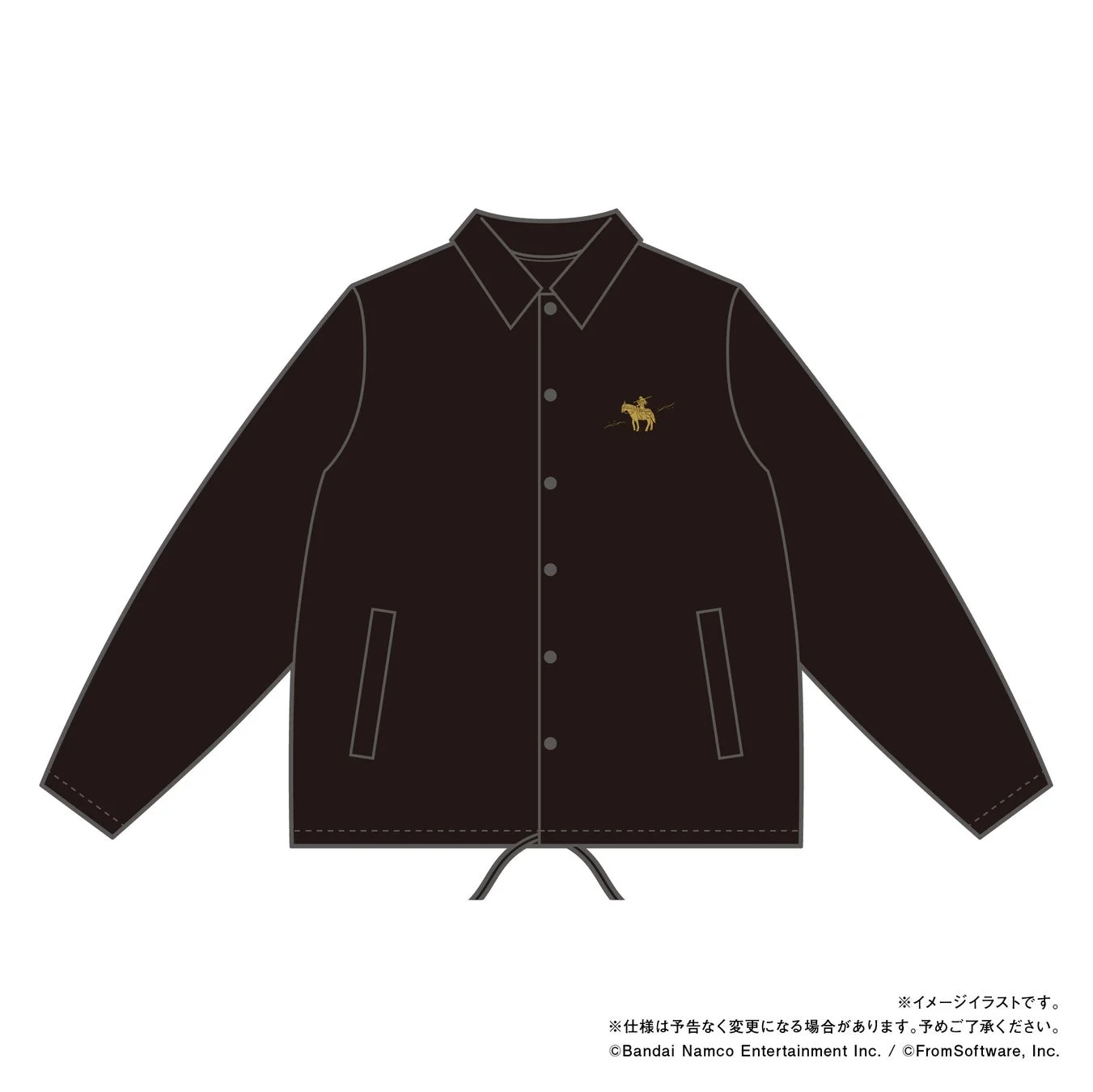 エルデンリングオーケストラコンサート公式コーチジャケット前面デザイン