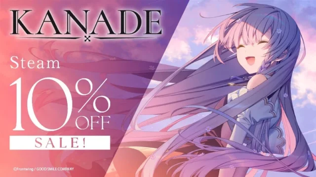 『KANADE』Steamオータムセール10%OFFの告知バナー