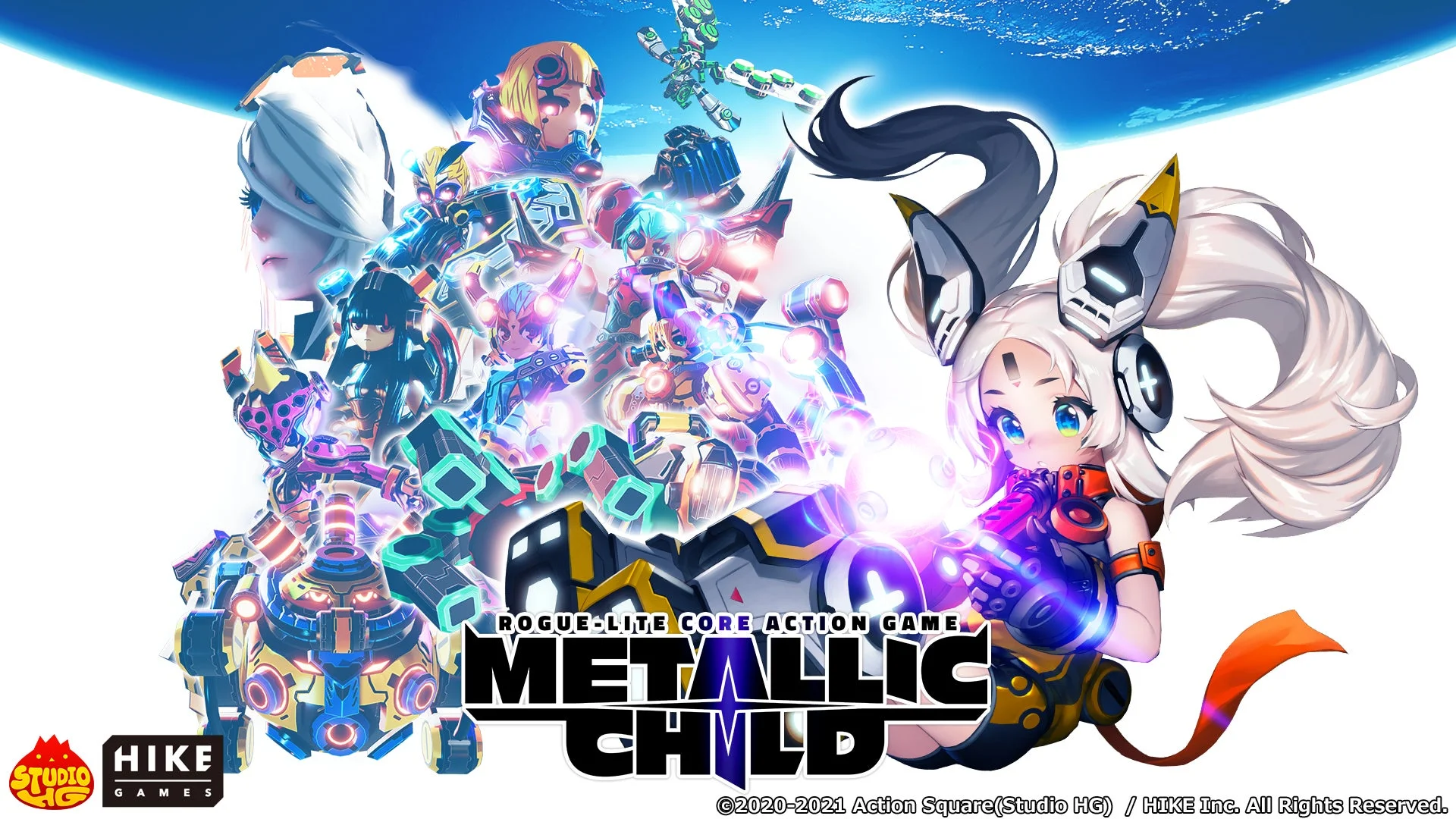 ゲーム『METALLIC CHILD』のキービジュアル