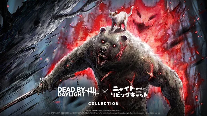 Dead by Daylightとニャイト・オブ・ザ・リビングキャットのコラボレーションキービジュアル