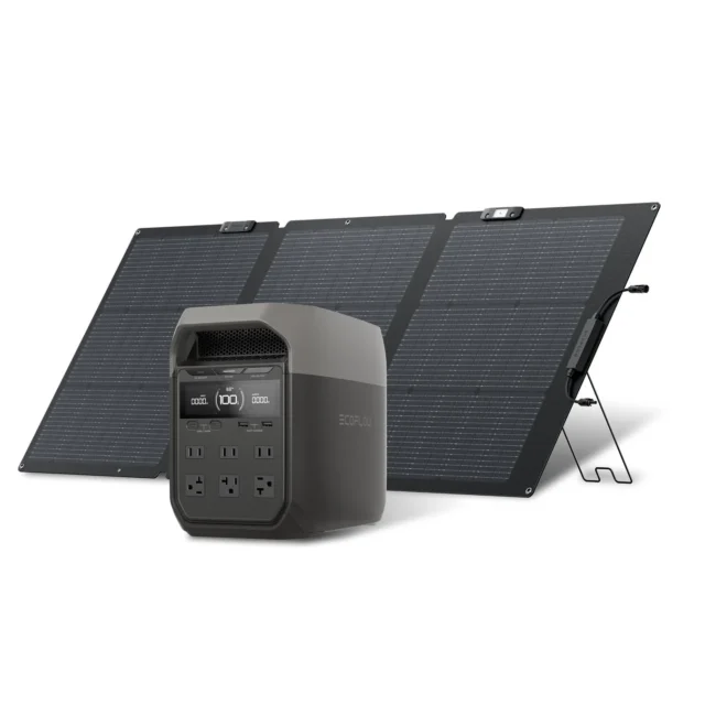 EcoFlow DELTA 3と160WソーラーパネルGen 2のセット