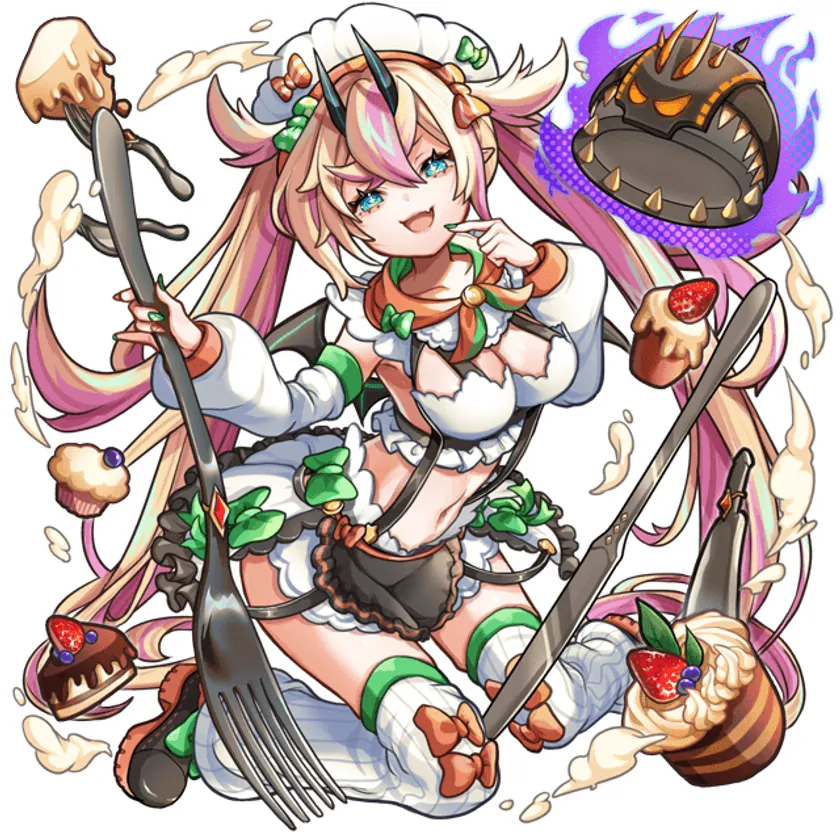 ミリオンモンスターの新キャラクター「菓恋ノ魔女ヤミーシュガリィ」