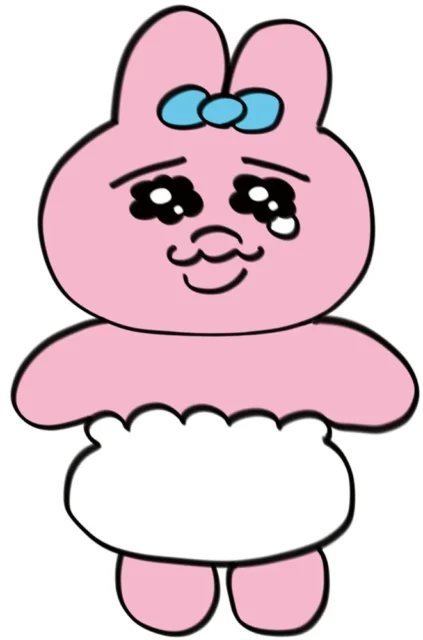 おぱんちゅうさぎのキャラクターイラスト