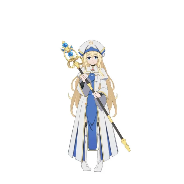 コラボ登場キャラクター「女神官」の全身イラスト