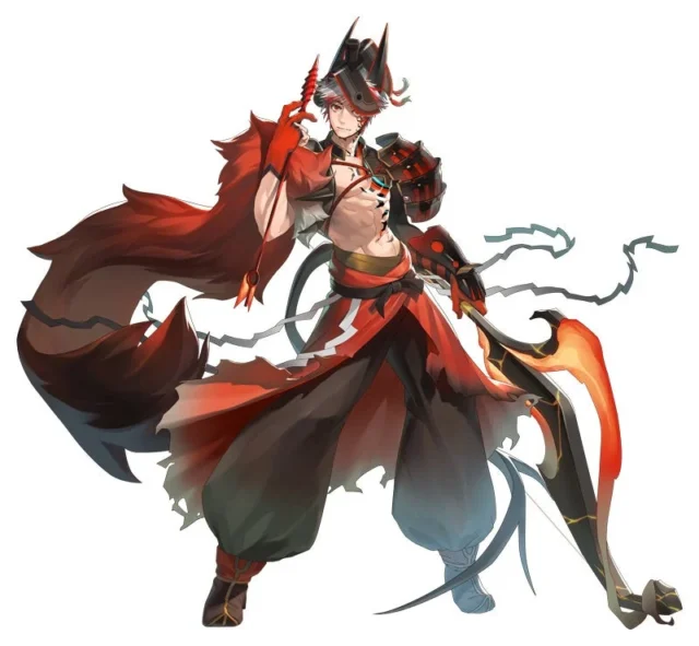 降臨祭限定キャラクター「グレンゴウガ」の全身イラスト