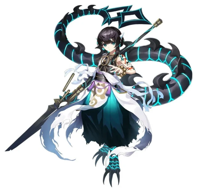 降臨祭限定キャラクター「ラセンドウジ」の全身イラスト