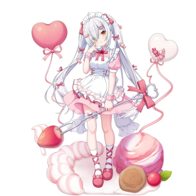 コラボキャラクター「透海セイナ」の全身イラスト