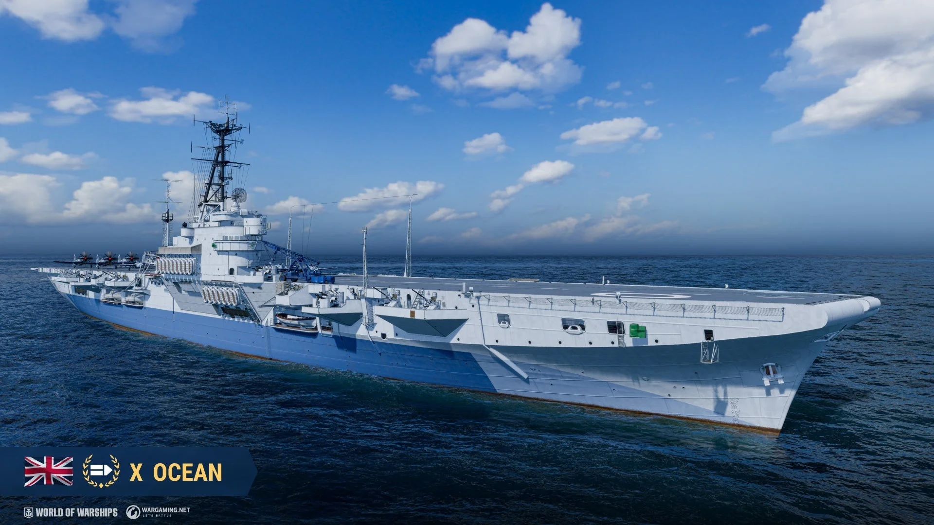 World of Warshipsの航空母艦X Ocean