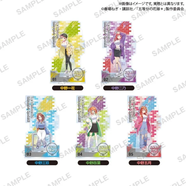 五等分の花嫁＊ストリートパーカーver.ビッグアクリルジオラマアクリルフィギュア