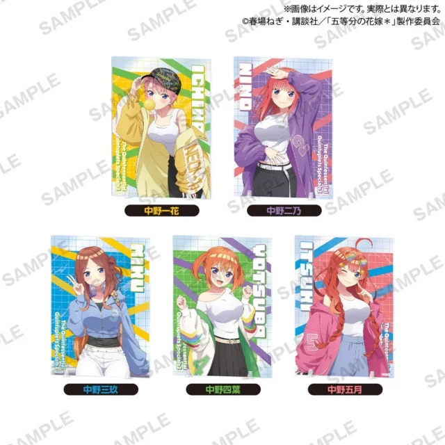 五等分の花嫁＊ストリートパーカーver.イラストアクリルボード