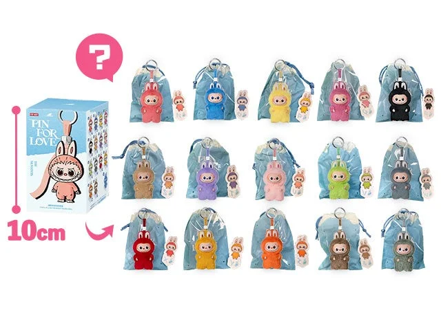 LABUBU「THE MONSTERS PIN FOR LOVEシリーズ ぬいぐるみペンダント」N～Z,&のラインナップ