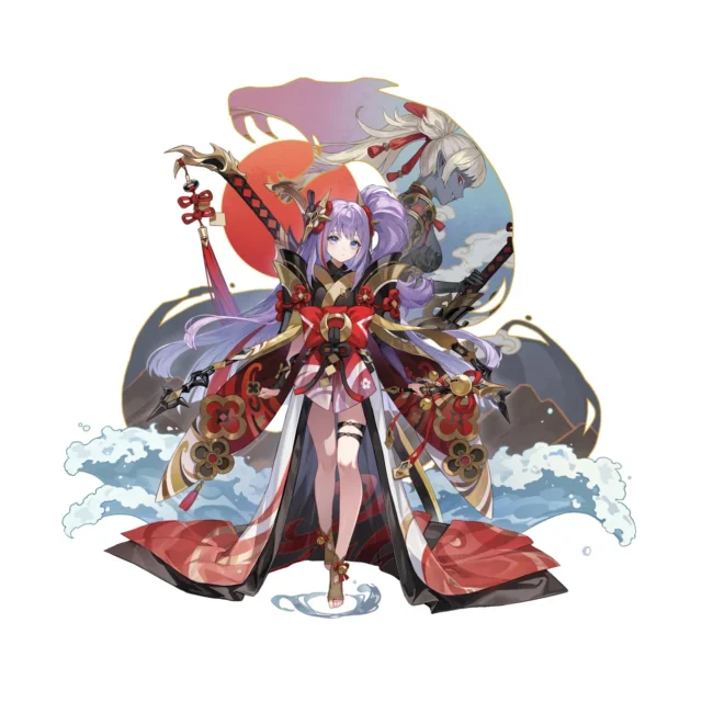 新伝説キャラ「神楽」の全身イラスト