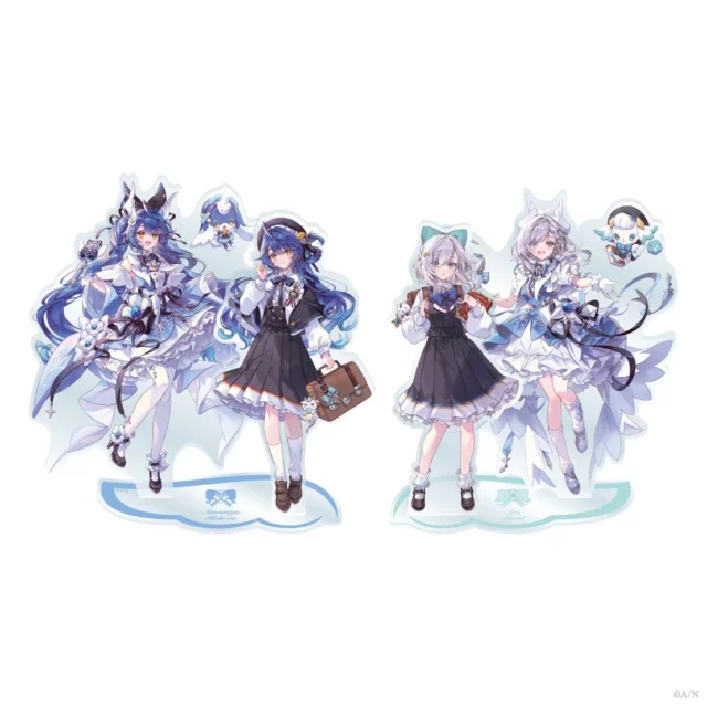 「NIJIMAGIA ~Silky Wing~」アクリルスタンドの天宮こころとアルス・アルマル。