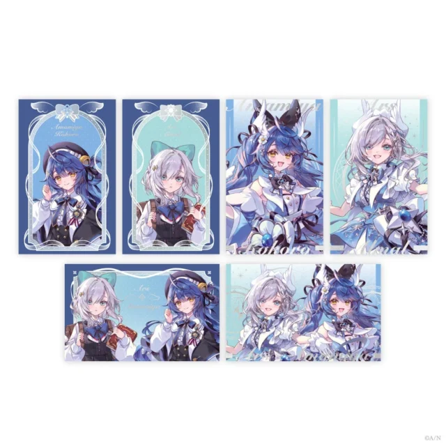 「NIJIMAGIA ~Silky Wing~」ランダムコレクションカードのデザイン。