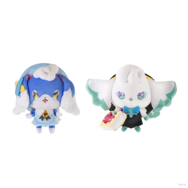 「NIJIMAGIA ~Silky Wing~」ぬいぐるみマスコットの天宮こころとアルス・アルマル。