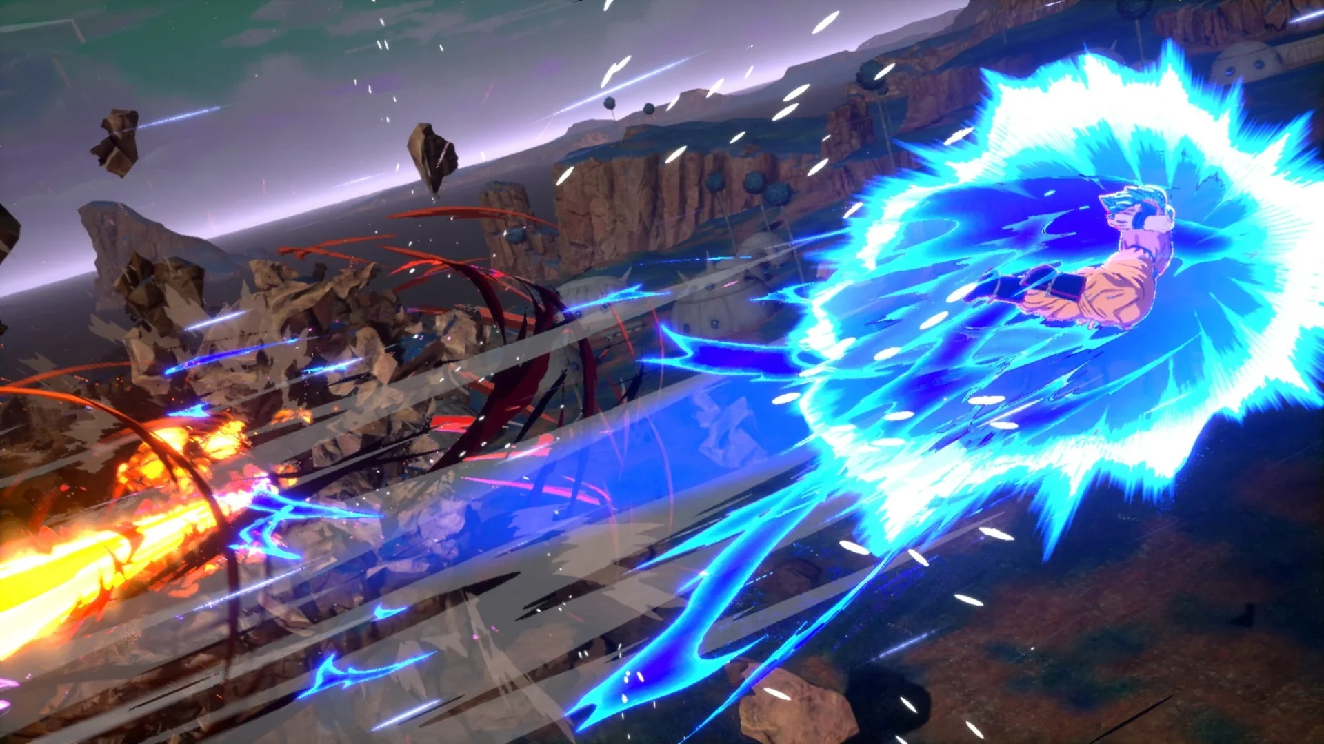 『ドラゴンボール Sparking! ZERO』孫悟空が敵に突進するアクション