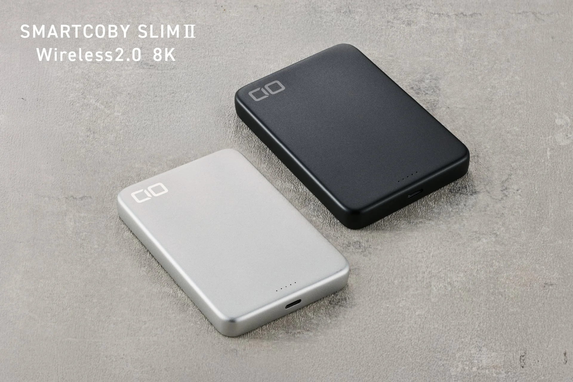 CIO、Qi2対応8000mAhモバイルバッテリー「SMARTCOBY SLIMⅡ Wireless 2.0 8K」発売　2つの出力モード搭載