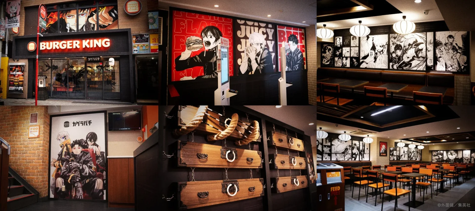 バーガーキング×『カグラバチ』コラボ店舗が渋谷に期間限定オープン！　10月3日から