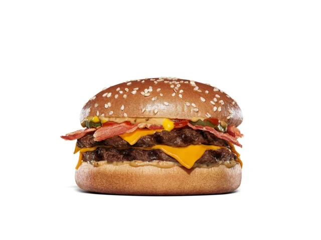 フレームスモーク ベーコンダブルチーズバーガーの単品