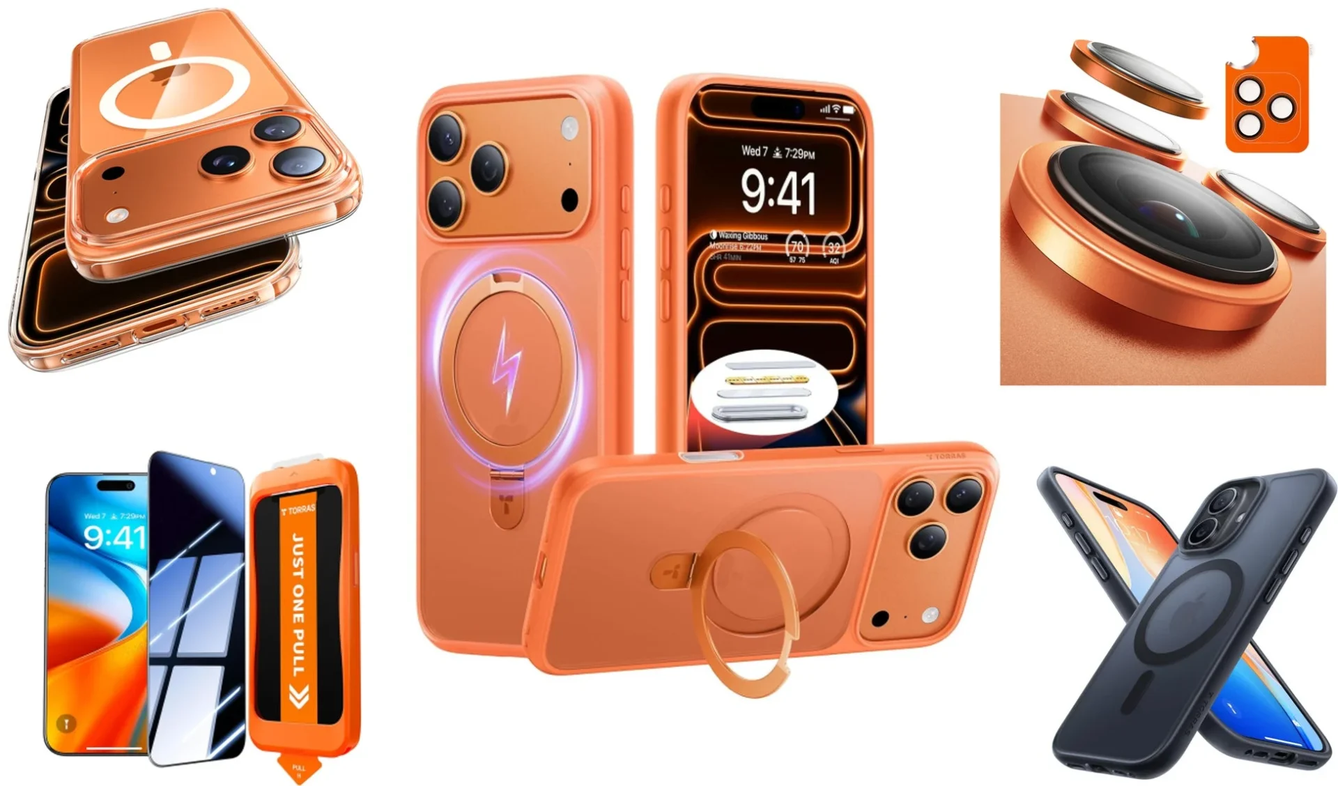 TORRAS、iPhone17シリーズ対応アクセサリー5種を発表　スタンド付きケースやプライバシー保護フィルムなど