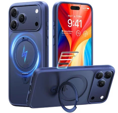 TORRAS Ostand Q1 Guardian マットタイプ（MagSafe充電とスタンド使用時）