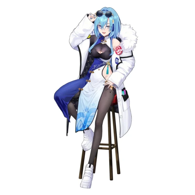 コラボガチャ第二弾で登場する春雨麗女さんのボイス付きキャラクター