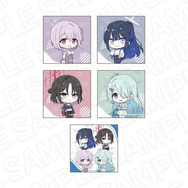 ブルーアーカイブのデフォルメver.キラ☆キラシール全5種
