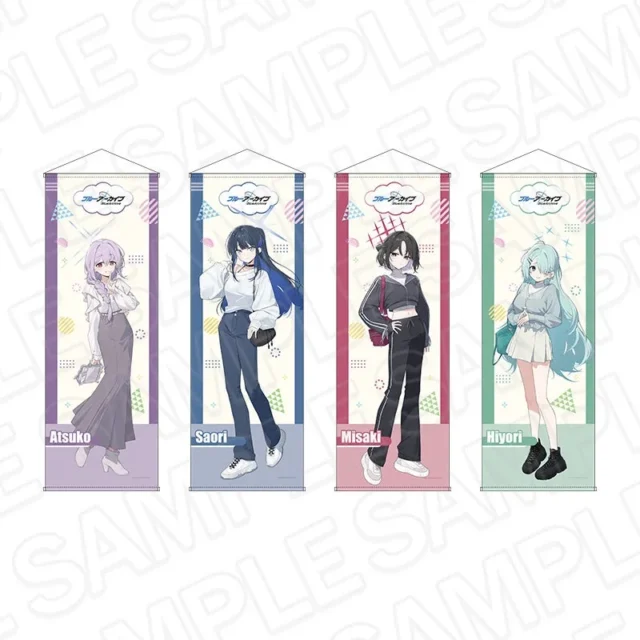 ブルーアーカイブのキャラクター特大タペストリー全4種