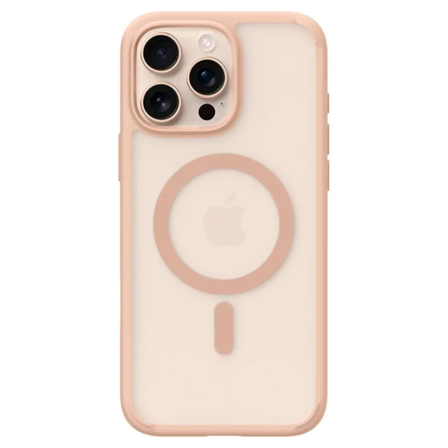 iPhone 16 Pro Max/Pro用ウルトラ・ハイブリッドT・マグフィットのフロスト・ローズ・チタニウム