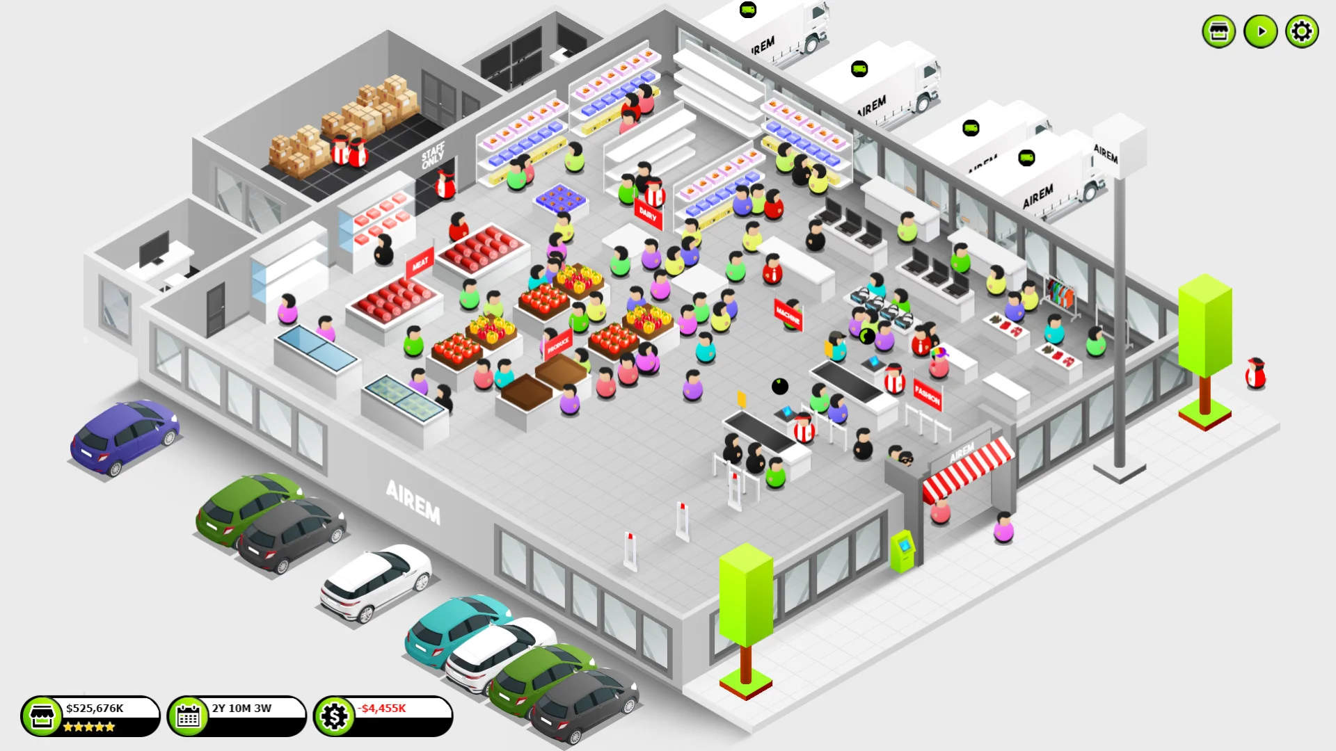 夢のスーパーマーケット帝国を築こう！　『Shop Tycoon: Prepare your wallet』がSteamオータムセールで83％オフ