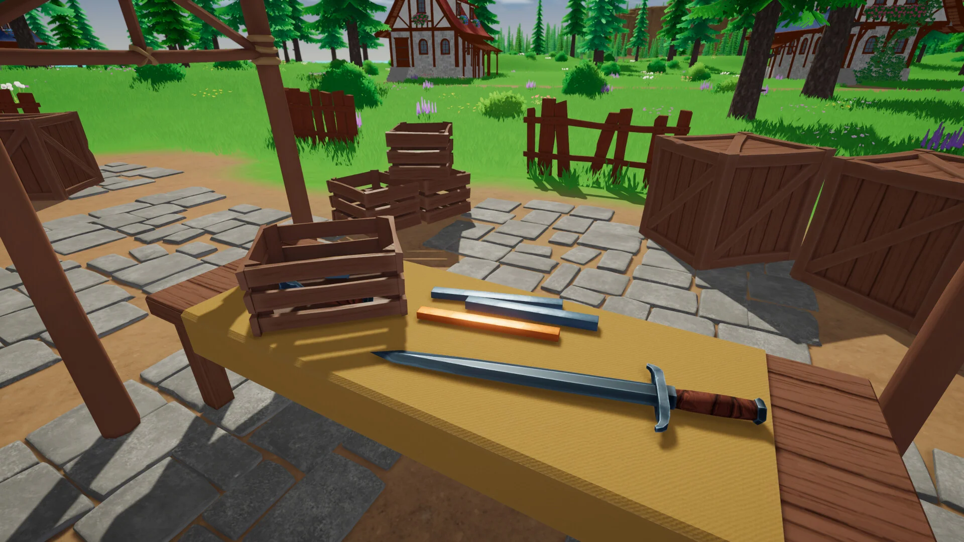 魔法の鍛冶屋シミュレーション『Enchanted Blacksmith』がSteamオータムセールで30％オフ。広大なオープンワールドで伝説の武器を鍛え上げよう