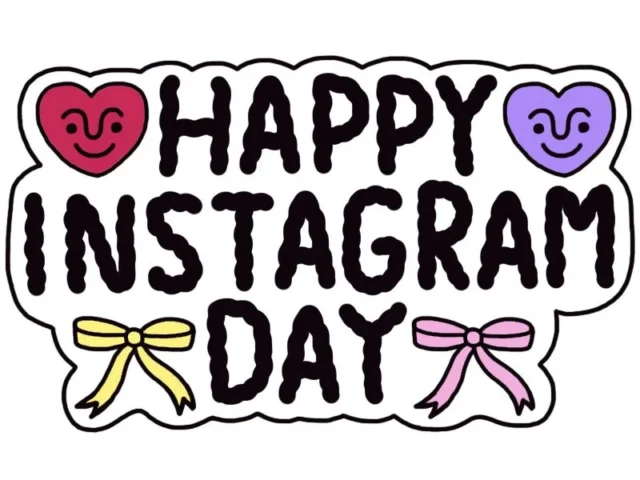 プリ機で使用できるスタンプ『HAPPY INSTAGRAM DAY』