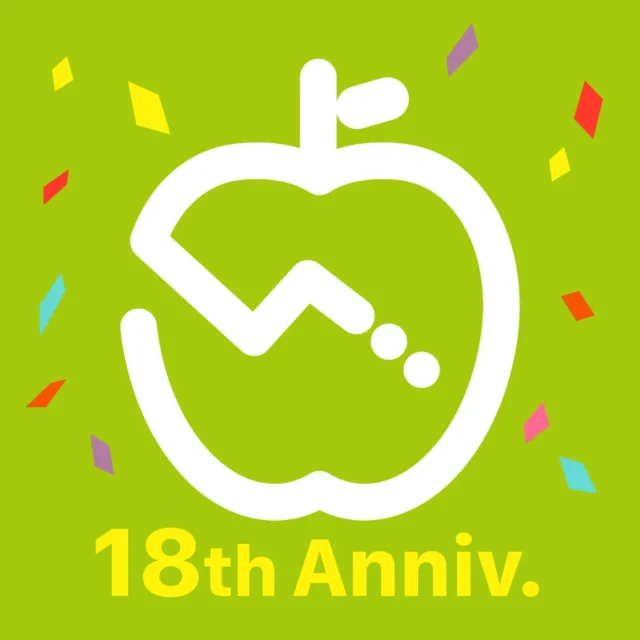 あすけん18周年記念の特別デザインアプリアイコン