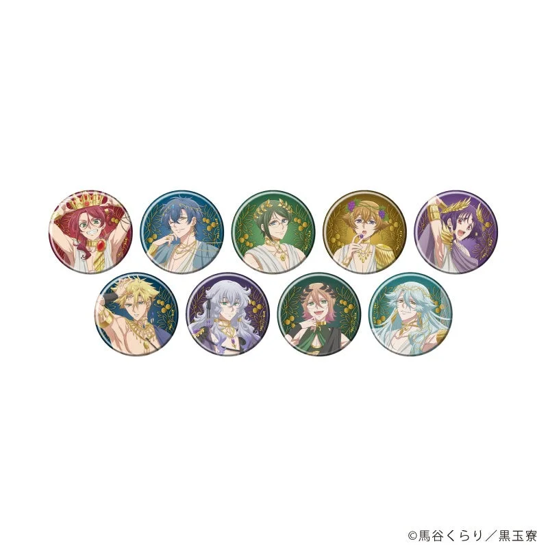 美男高校地球防衛部ハイカラ！オリジナルグッズの缶バッジ全9種
