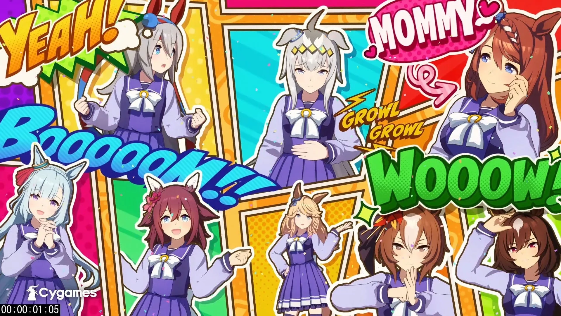 新CM「Shake The World !!」篇のウマ娘たち
