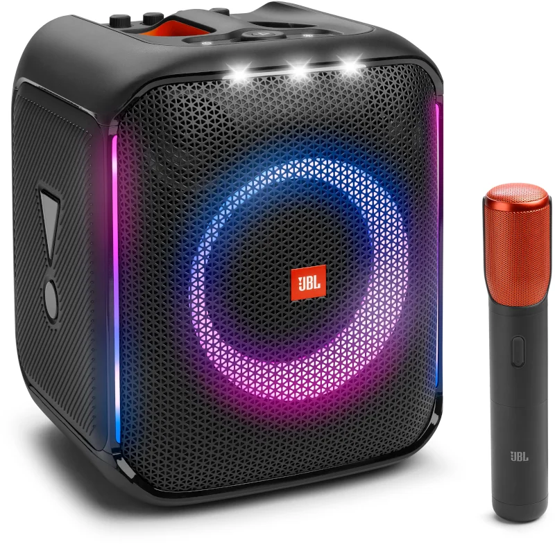JBL PartyBox Encoreパーティースピーカーと付属ワイヤレスマイク