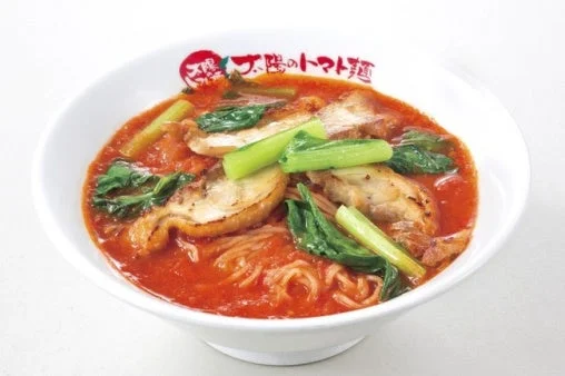 「太陽のトマト麺」のトマトラーメン