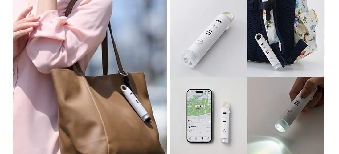 エレコム、iPhoneと連携する防犯ブザー『LGT-UCSS1WHM』を発売！　緊急通報や位置情報共有に対応