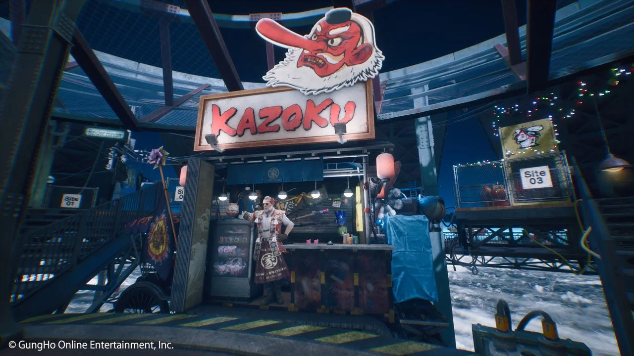 活動拠点「アイアンパーチ」内のショップ「KAZOKU」