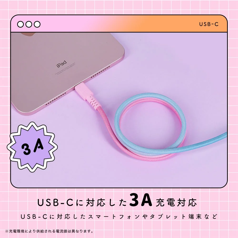 3A充電対応マグネットケーブルがiPadに接続されている様子
